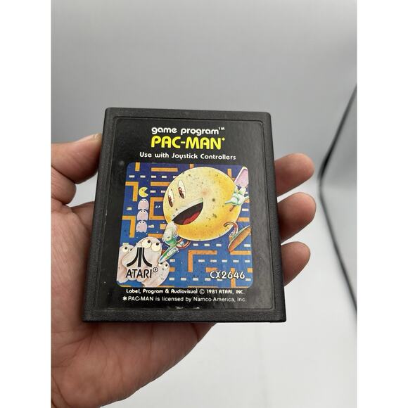 Jeu Vidéo Retro PAC MAN 1981 CIB Atari Computer System Warner 2600